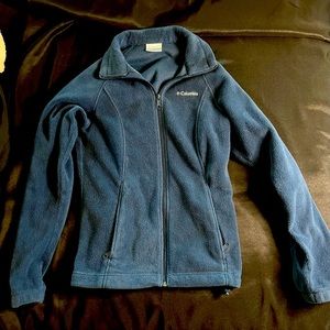 Women’s small blue full zip fleece jacket